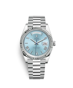Fake Rolex Day-Date 228236 40mm Ice blue