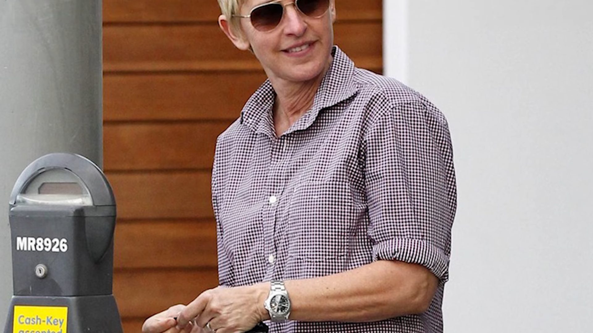 Ellen DeGeneres wearing Rolex
