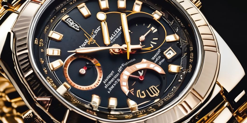 luxury watch close-up
